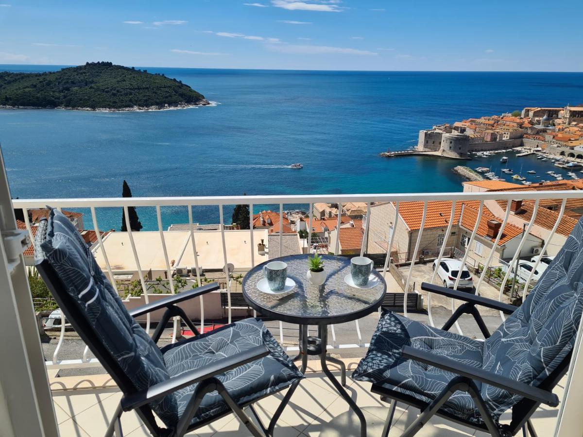 Panoramic Sea And Old Town View Dubrovnik Lejlighed Eksteriør billede